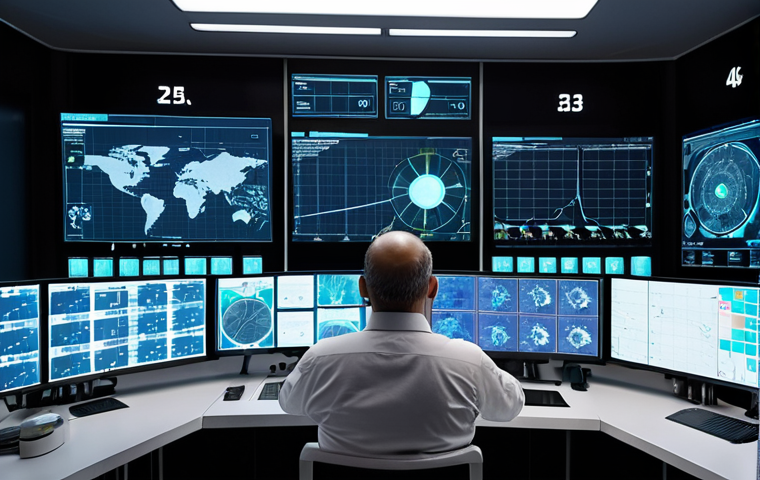 **

A futuristic smart grid control center, Lisbon, Portugal. Engineers are monitoring AI-powered dashboards displaying real-time solar and wind energy production forecasts alongside nuclear power output adjustments. Holographic displays show energy flow across the grid. Emphasize the integration of technology and sustainability.

**