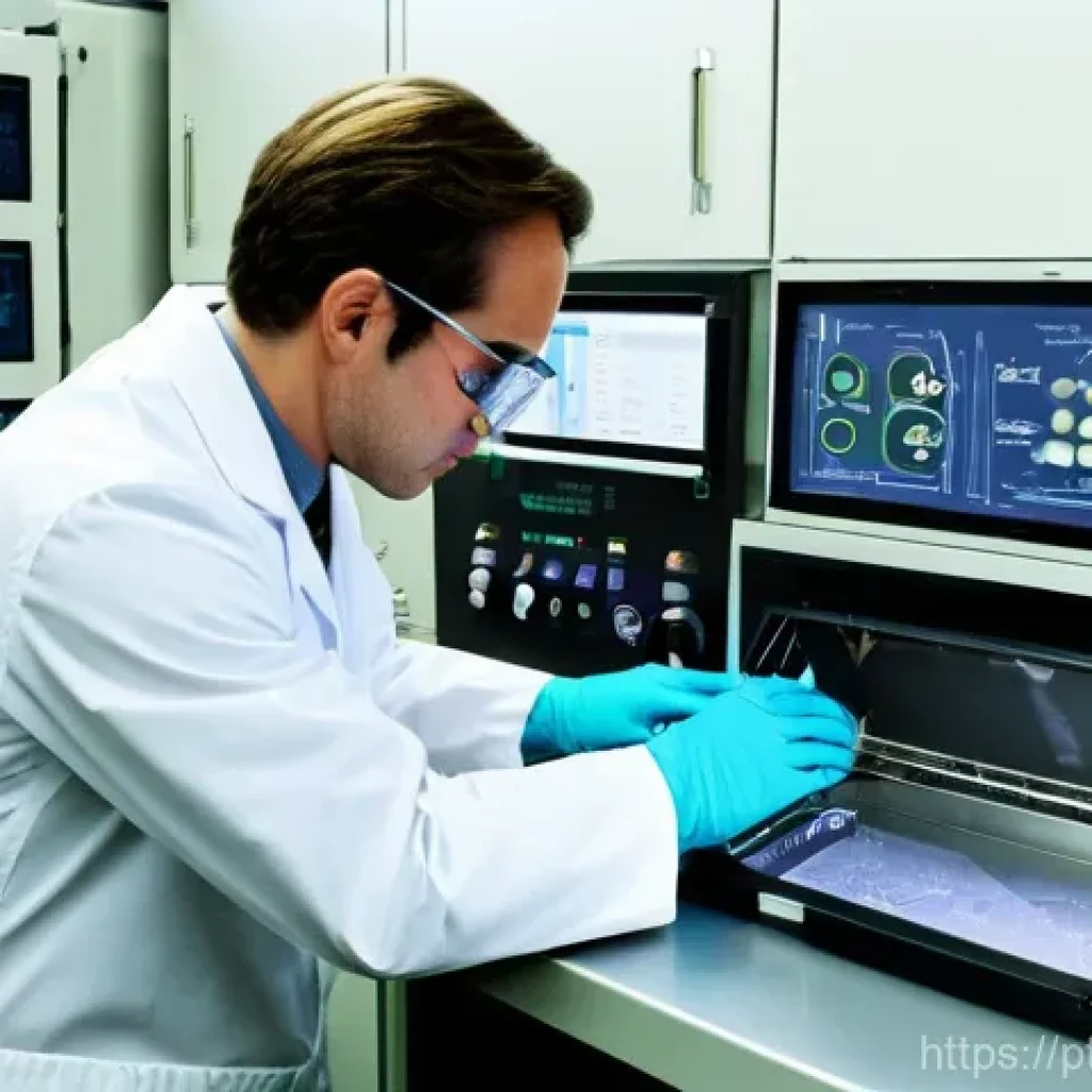 원자력 기술 실험실 실습 방법 - **Prompt: Nuclear Laboratory - Precision in a Glove Box**
    A highly detailed, realistic image of ...