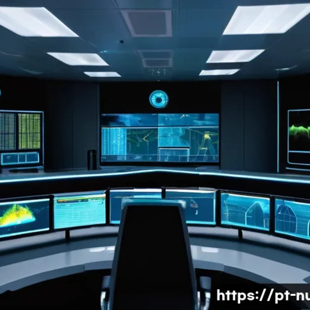 원자력 발전과 관련된 소프트웨어 - **Prompt:** A state-of-the-art nuclear power plant control room, featuring a diverse team of highly ...
